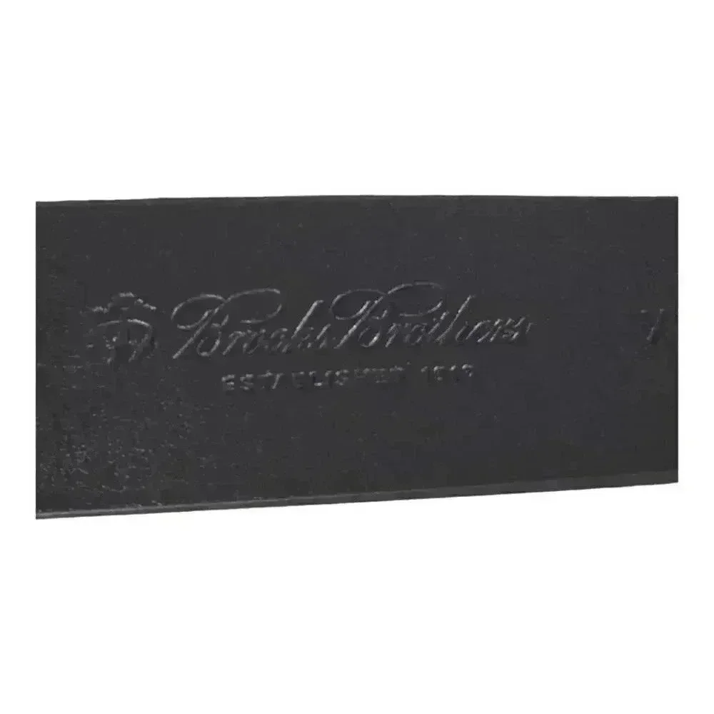 Brooks Brothers Belt Women's Black Leather Logo XS Made in Italy